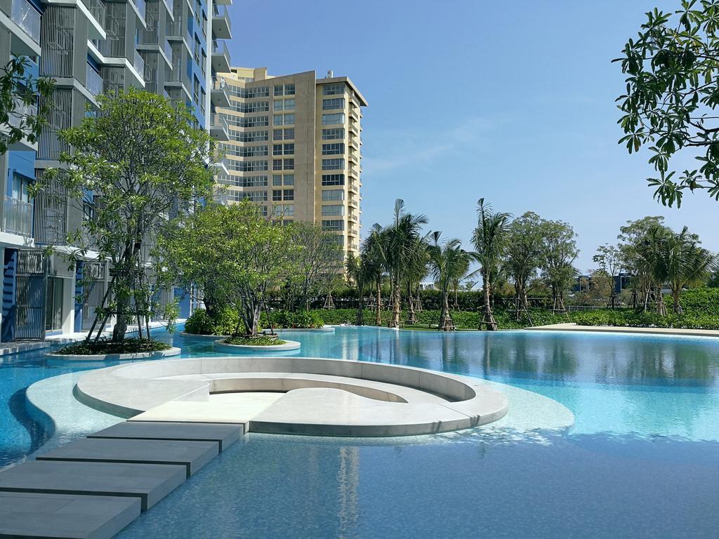 Blu-Pool Access Apartment Cha-Am Bagian luar foto