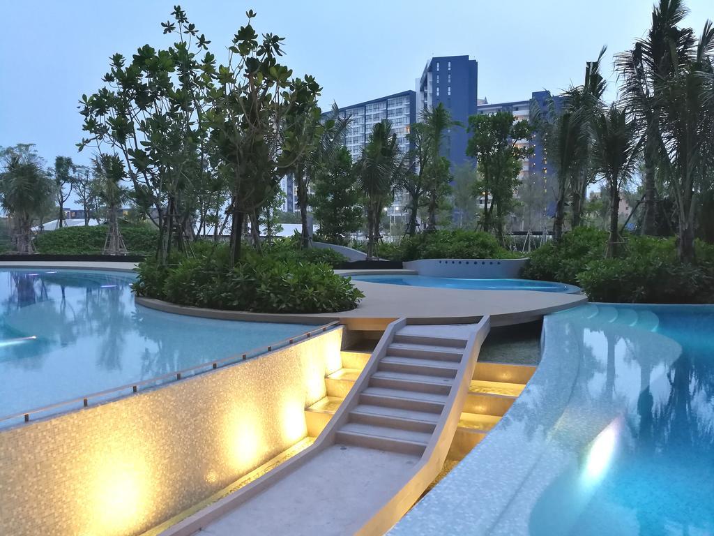 Blu-Pool Access Apartment Cha-Am Bagian luar foto
